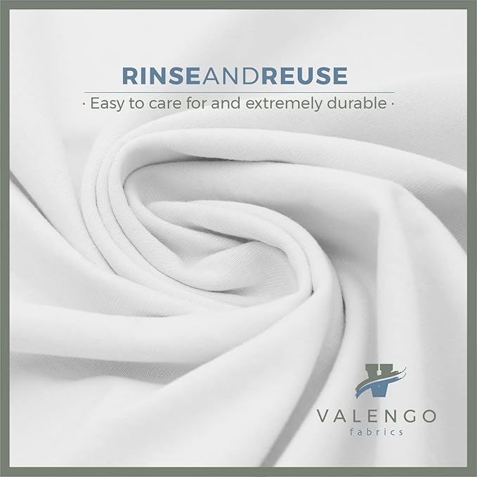 VALENGO New Lint Free Rags – 100% Cotton Cloth, Soft T-Shirt Rags, Lint Free Cloth for Staining Wood, Cast Iron, Dusting, Polishing, Painting and Cleaning – Reusable & Absorbent – 17”x17” (Pack of 7)
