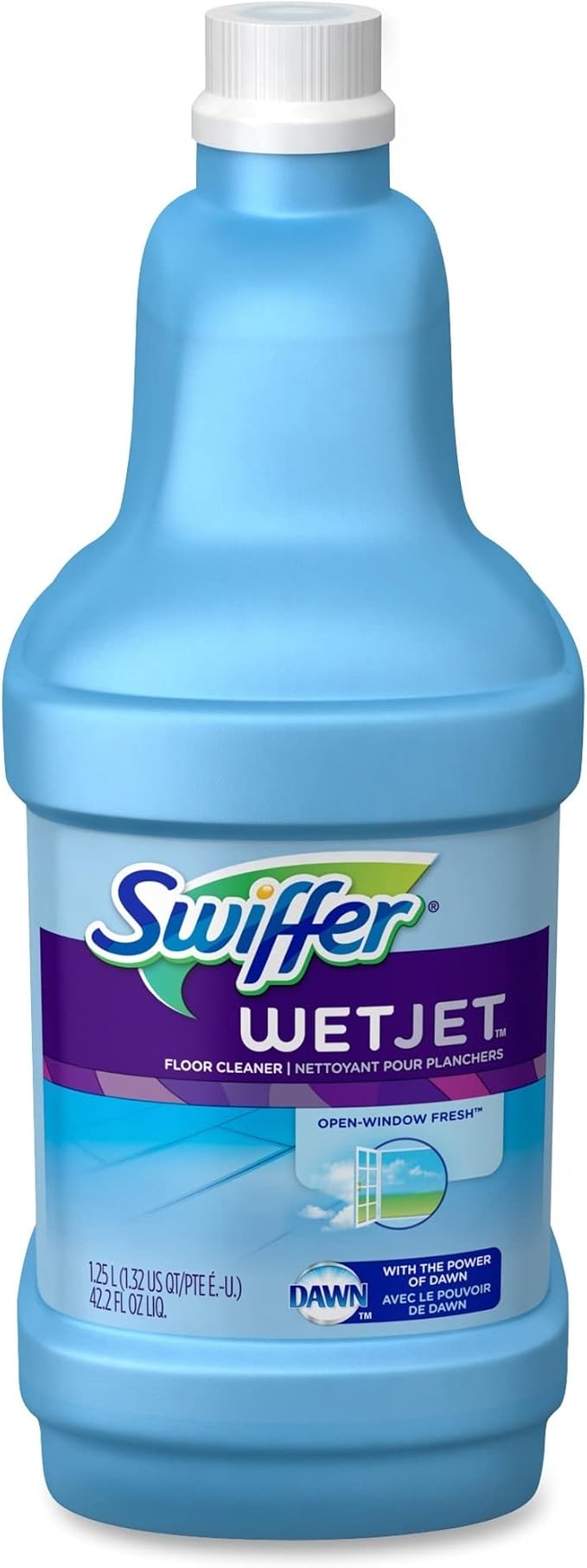 Swiffer FBA_23679CT WetJet Multi Purpose Solution 42.31.25 ozliter, Multicolor, Open Window Fresh Scent, 42.2 Fl Oz