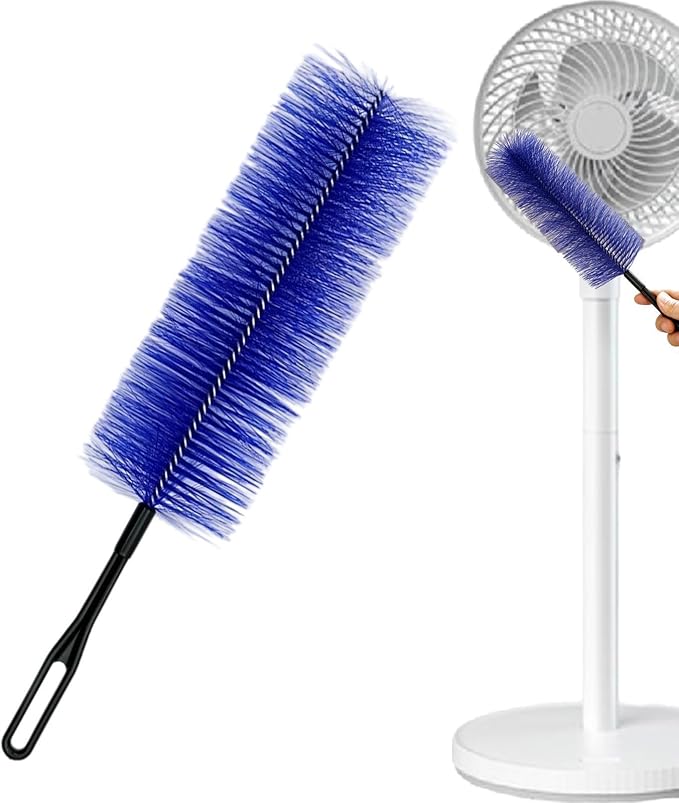 Fan Cleaner Brush Microfiber Bendable Reusable Dust Removal | Stand Up Fan Dust Remover for Air Conditioner Air Vents Window Screen Blinds Door Frames Crevice