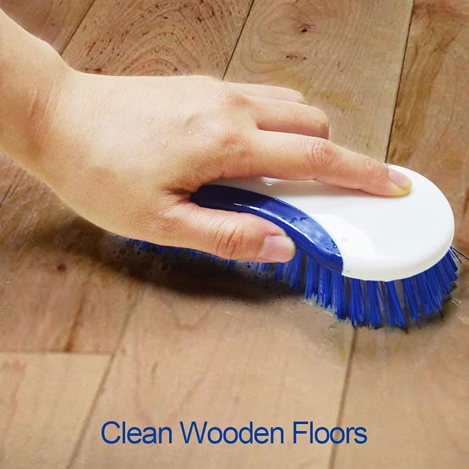 CELOX 2 Pack Multi Purpose Heavy Duty Scrub Brush, Deep Clean Brush for Tile Floors and Walls, Shower Doors, Tubs