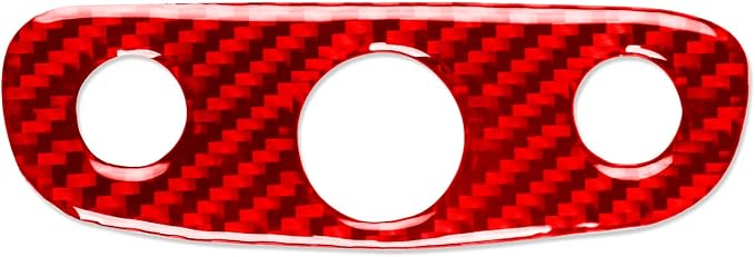 Real Carbon Fiber Trim for Chevy Malibu 9th Gen Accessories | for 2016-2024 Headlight Switch Control Panel Frame Sticker Interior Thick Overlay Decal