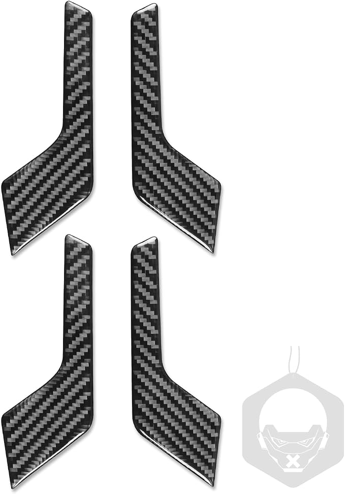Real Carbon Fiber Trim for Audi 80A Q5 Accessories | for SQ5 2018-2025 Dash Door Inner Handle Panel Cover Sticker Interior Thick Overlay Decal