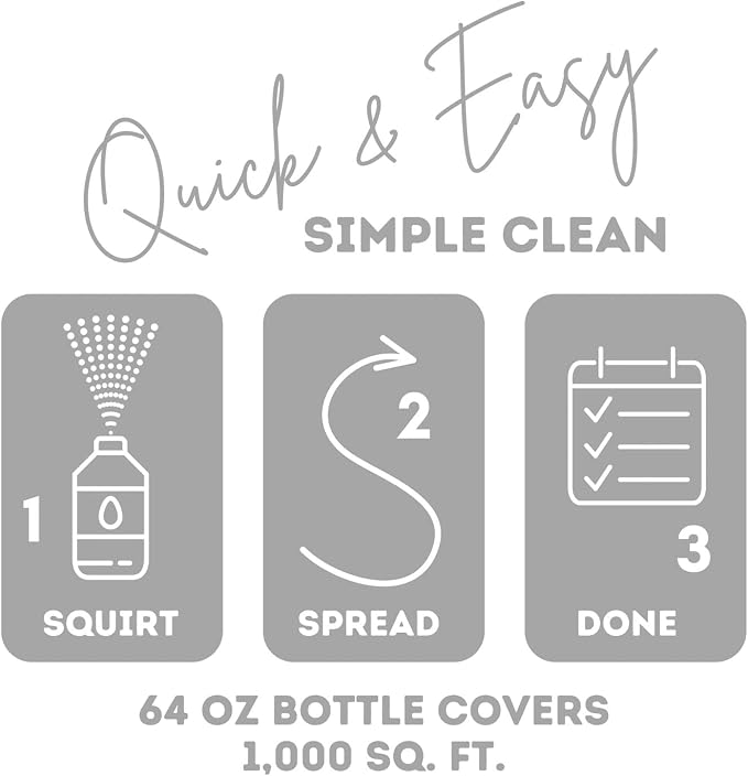 Quick Shine Multi-Surface Floor Finish 64 oz-4 Pk, Deep Rich Shine | Polish Restores, Protects & Refreshes Floors, Streak & Haze Free, Non-slip, pH Neutral, No PFAS, EPA Safer Choice