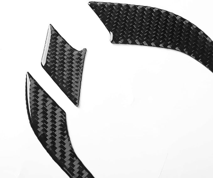 Carbon Fiber Front Grille Stickers Fit for Audi A3 8Y S3 2021-2025 | Front Grille Side Trim Decorations | Accessories | Anti-scratch | Self-adhesive