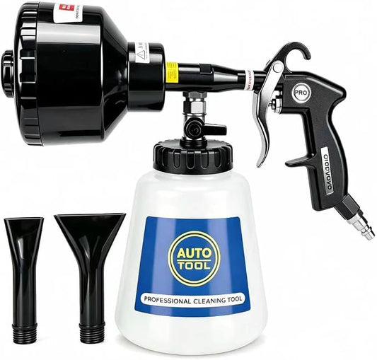 Car Wash Foam Gun,Foam Cannon Car Wash Kit,Car Cleaning Gun, Adjustable Foam Sprayer with Large Capacity Reservoir,Professional Automotive Cleaning Tool Kit for Interior & Exterior Detailing Supplies.