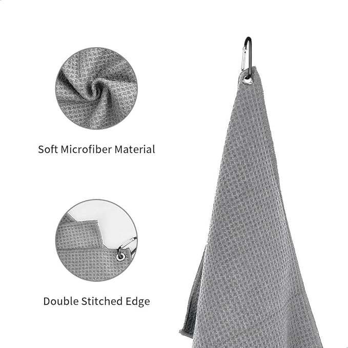 watchget Barista Towels 4 Pack - Espresso Machine Microfiber Cloth Set, 12"x20", Professional Coffee Towels for Barista Coffee Bar Espresso Microfiber Cloth Set Espresso Rag, Grey