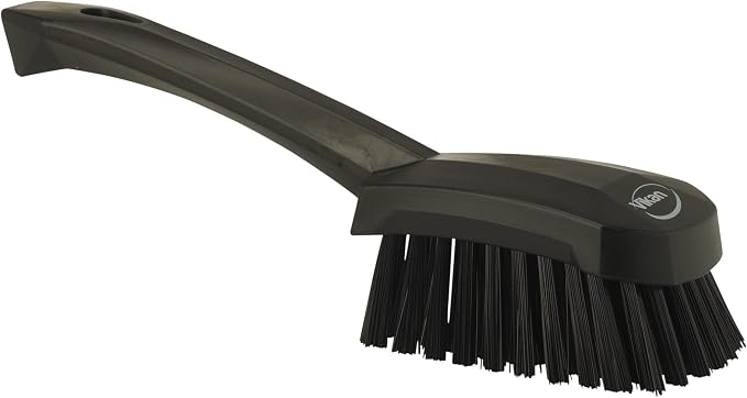 Vikan 41929 Brush,Washing,Stiff,10",PP/PBT,Black