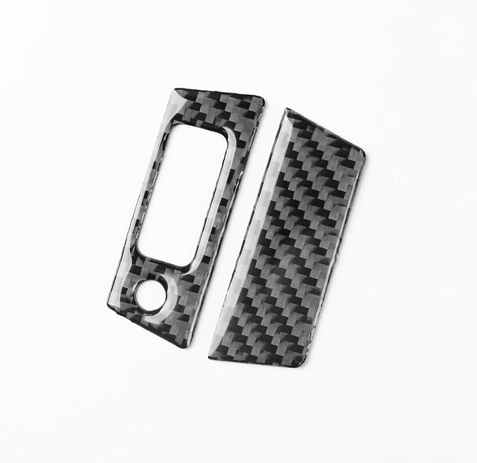 Real Carbon Fiber Trim for Honda Accord Accessories | for 2003 2004 2005 2006 2007，Reading Light Button Panel Cover，Thick Overlay Sticker Decal，Type-A
