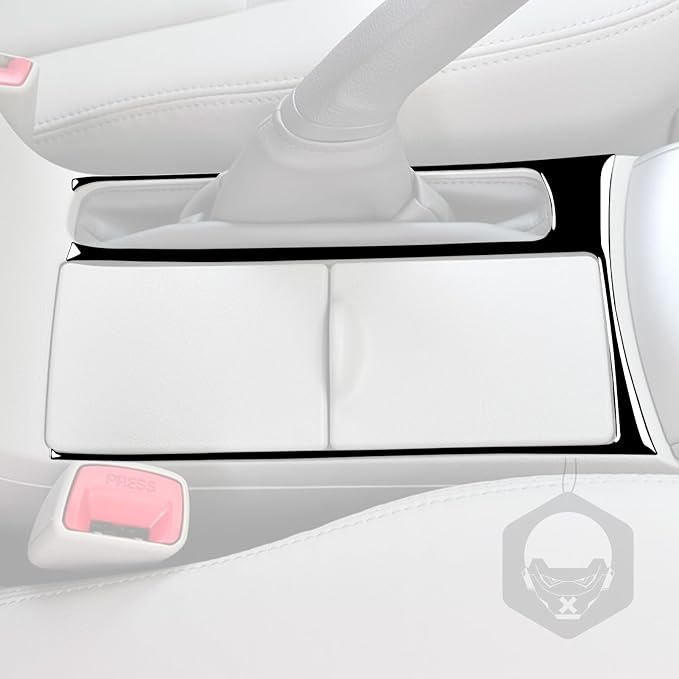 Glossy Bright Piano Black Car Center Console Handbrake Cup Holder Panel Side Frame Decoration Sticker Interior Trim Compatible with Toyota Corolla 2009 2010 2011 2012 2013 Auto Trim Accessories