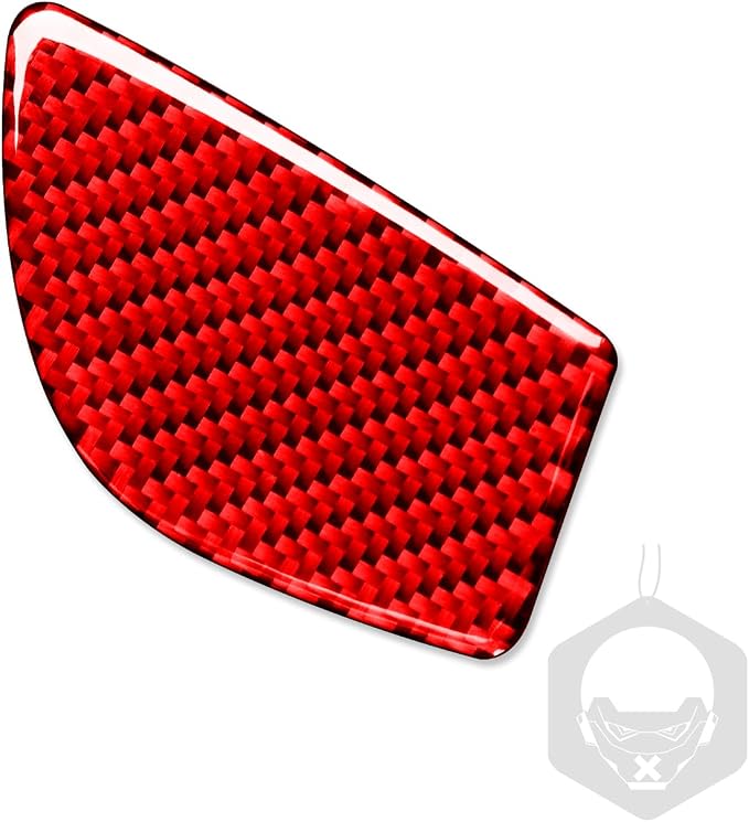 Red Real Carbon Fiber Trim for Nissan Rogue Accessories | for 2014-2020 / Rogue Sport 2017-2022 Inner Door Bowl Cover Sticker Interior Thick Overlay Decal