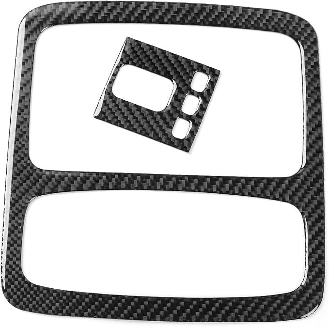 Carbon Fiber Roof Light Decals Fit for Toyota 4Runner(N210) 2003-2009 | for SR5/Sport Edition/Limited 2003 2004 2005 2006 2007 2008 2009 | Accessories | Roof Reading Light Cover Trim | Anti-scratch