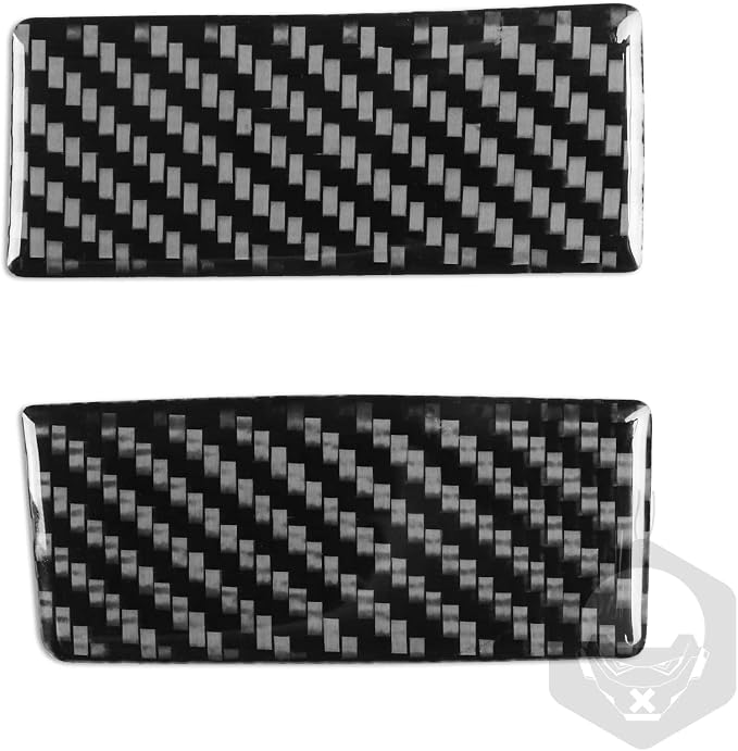 Co-Pilot Box Handle Trim for Toyota Corolla 2009-2013 Accessories Black | Soft Carbon Fiber | Upgrades for Car | Only for Left-Hand Drive | Anti-Scratch | Sporty Style