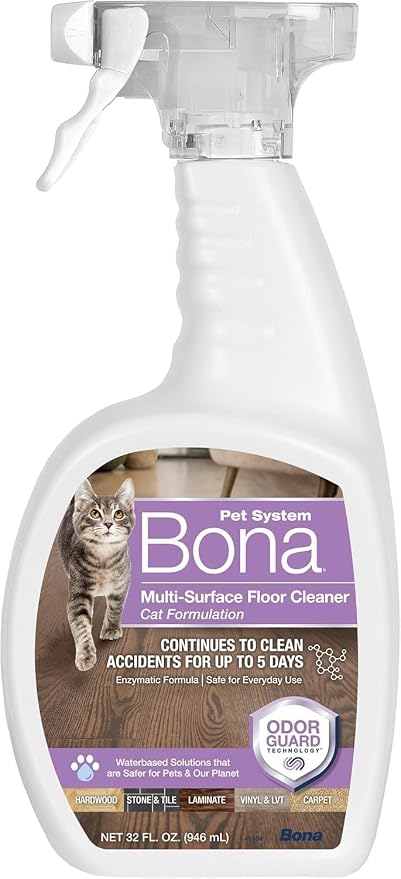 Bona Pet Spray Odor Eliminator - Cat Formulation - 32 fl oz