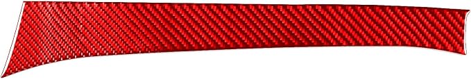 Red Real Carbon Fiber Trim for Nissan Rogue Accessories | for 2014-2020 / Rogue Sport 2017-2022 Co-Pilot Dashboard Cover Sticker Interior Thick Overlay Decal