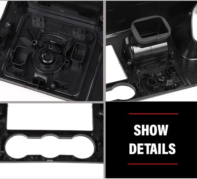 DOTCOM Dashboard Trim Panel Fit Ford F250 F350 Super Duty 2005-2007 | Dash Cover,Black