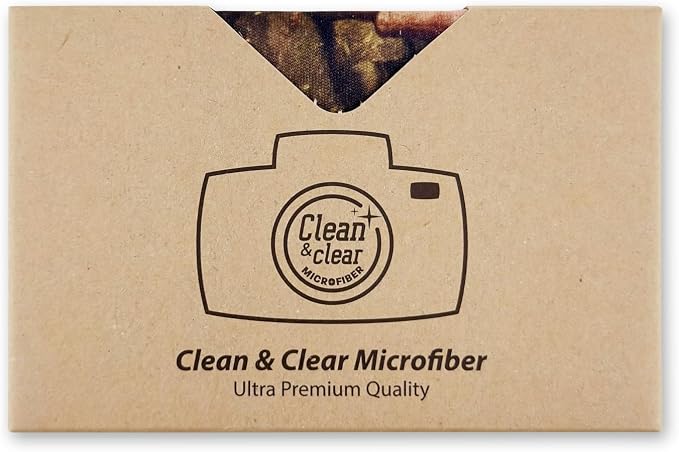 Large Microfiber Cleaning Cloths [5 Pack] – Classic Art “Gleaners” Design, Premium Lens Cleaning Cloth for Cameras, Glasses, Screens & Electronics