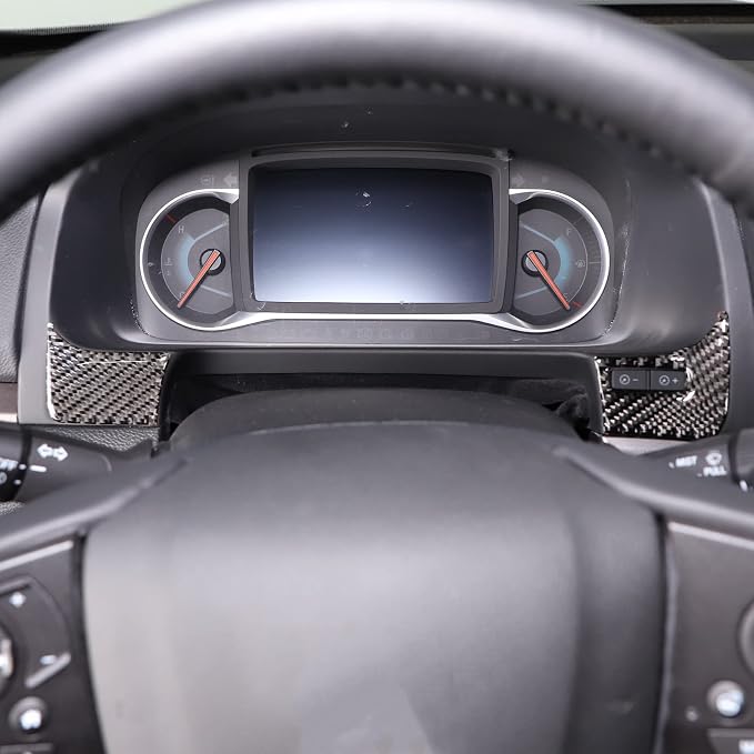 Central Console Dashboard Panel Trim Sticker for Honda Pilot 2016-2022/ Passport 2019-2023, Dash Board Dial Side Trim Cover Frame (Instrument Panel Side Trim Stickers)