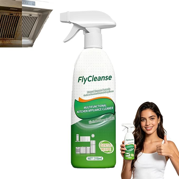 Heavy Duty Oil Stain Remover, Multi-Purpose Kitchen Cleaner For Cooktop, Grease, Stove, Oven, Vent Hood, Grease Remover For Appliances (1PCS, 318ml)
