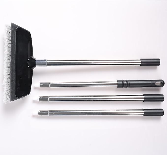 68" Dip Car Wash Brush with Long Handle for Washing Cleaning House Siding, Solar Panel, Auto Cars, SUV, Trucks, RV, Floors and More