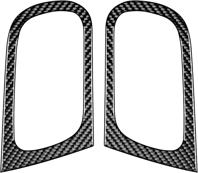 Real Carbon Fiber Trim for Infiniti Accessories | for G35 G37 G25 Q60 Q40 2007-2015 X S Coupe Door Inner Frame Interior Thick Overlay Decal - B