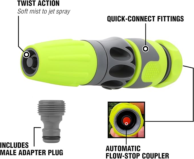 Flexzilla Garden Hose Nozzle Kit, 3-Piece - HFZGAK01 (Pack of 5)