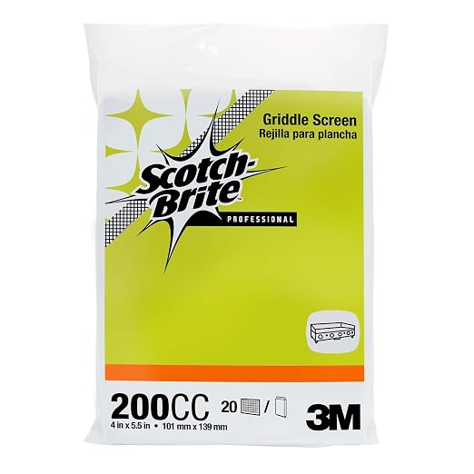 3M Scotch-Brite - 48011205071 Griddle Screen 200CC, 4 in x 5.5 in
