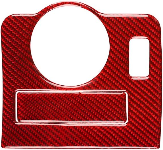 Real Carbon Fiber Trim for Ford Mustang Accessories | for 2009 2010 2011 2012 2013 2014 Headlight Switch Button Panel Interior Thick Overlay Decal