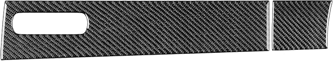 Fit for Mazda 3 2004-2009 Real Carbon Fiber Passenger Side Stickers | Passenger Side Storage Box Glove Box Trim Decorations | Accessories | Self-adhesive