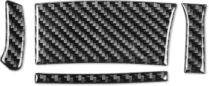 Real Carbon Fiber Trim for Infiniti Accessories | for G35 G37 G25 Q60 Q40 2007-2015 X S Sedan Coupe Convertible Driver Side Dash Cover Interior Thick Overlay Decal