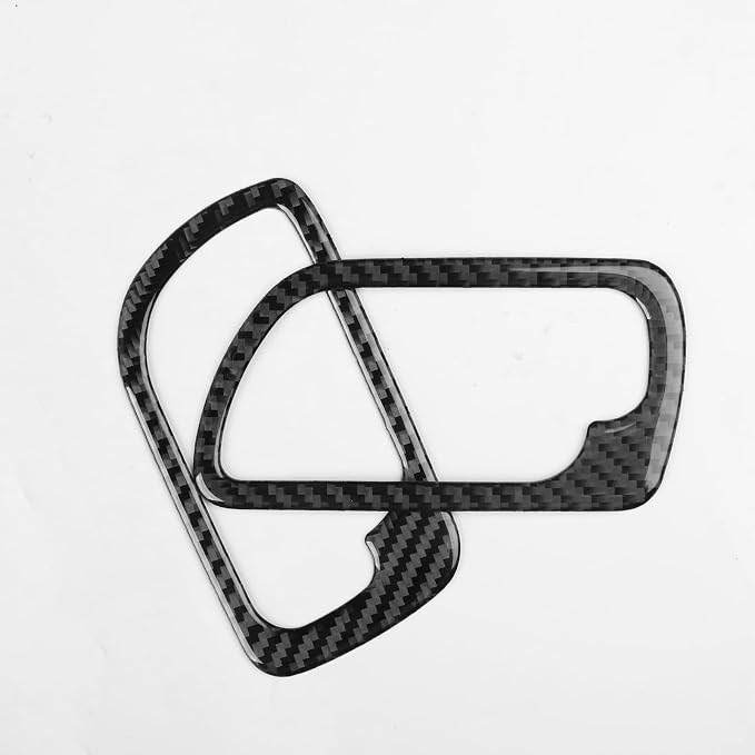 Real Carbon Fiber Trim for Honda Accord Accessories | for 2003 2004 2005 2006 2007，Door Inner Handle Panel Frame Cover，Interior Dash Panel，Thick Overlay Sticker Decal
