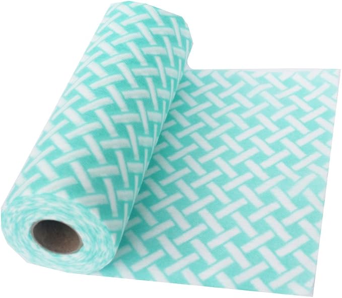 JEBBLAS Disposable Cleaning Wipes - Thick, Quick-Dry Dish Towels and Cloths, 90 Count/Green