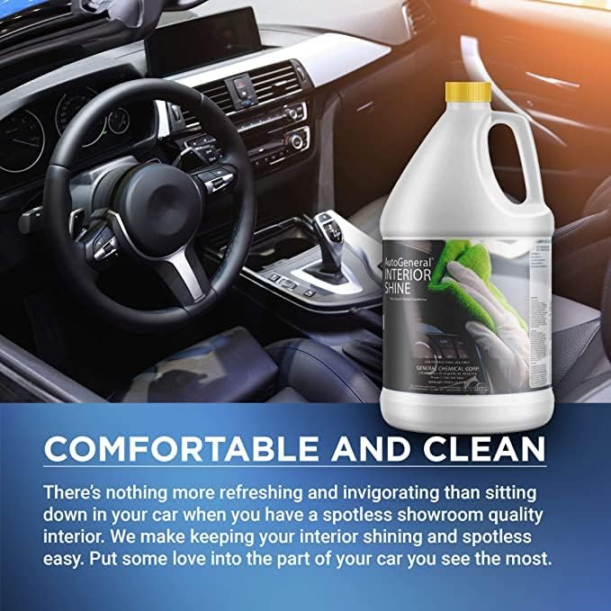 AutoGeneral Interior Shine Car Polish - Auto Detailing - Shine and Protect Car Vinyl, Plastic, and Rubber - Commercial & Residential Use - 55 Gallon Drum