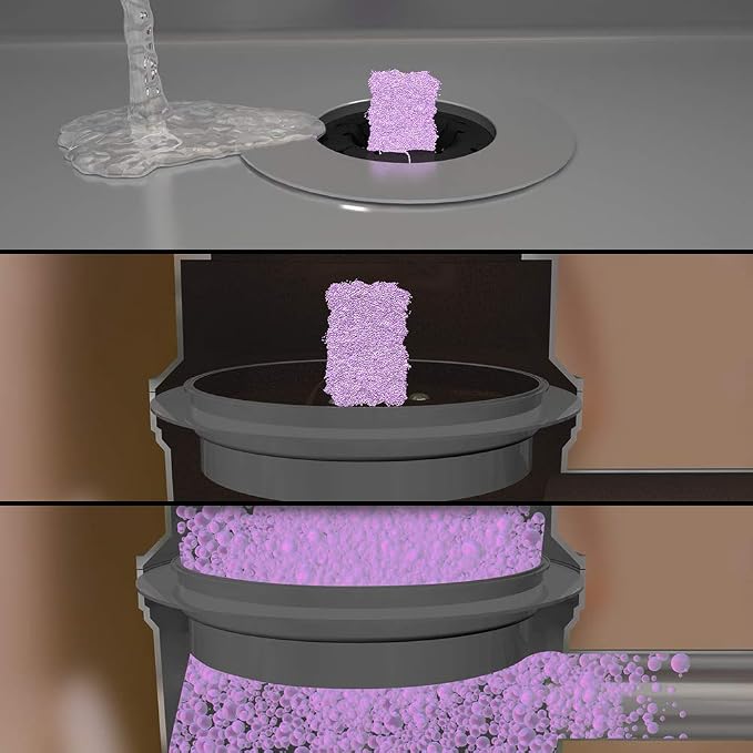 Rejuvenate Garbage Disposal and Drain Pipe Cleaner Powerful Foaming Action and Removes Garbage Disposal Smells 2 x 6 Unit Packs Lemon and Lavender