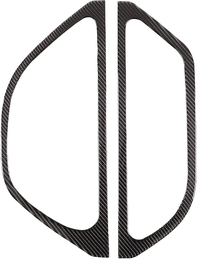 Rear Trunk Storage Box Slot Trim Cover for Honda Pilot 2016-2022/Passport 2019-2023, Rear Trunk Side Storage Organizer Bins Trim Frame Sticker, Carbon Fiber (Trunk Side Storage Slot Frame)