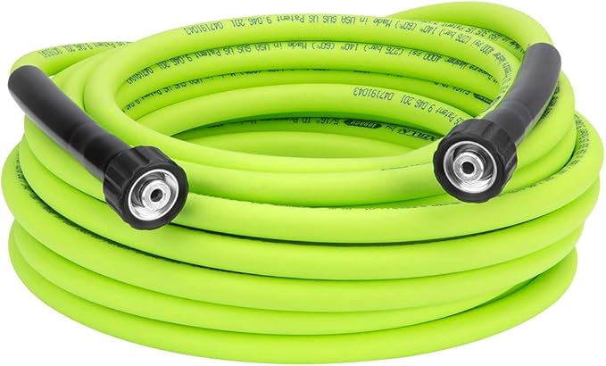 Flexzilla Pressure Washer Replacement Hose, 5/16 in. x 50 ft., 4000 PSI, M22 Fittings, No-Kink, Lightweight, ZillaGreen
