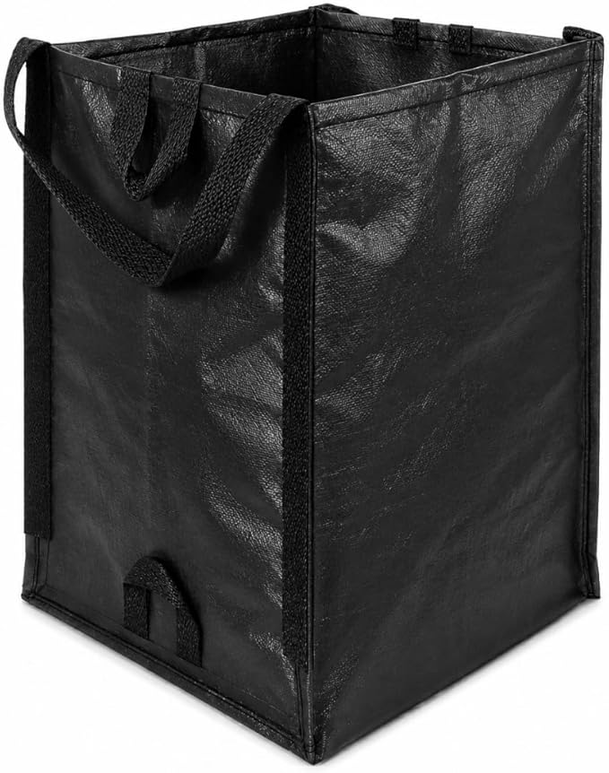 DURASACK Heavy Duty Home and Yard Bags, Black, 3 Pack