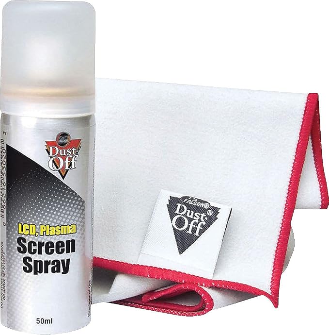 Dust-Off Laptop Computer Cleaning Kit, 50 Ml Spray/Microfiber Cloth