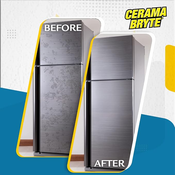 Cerama Bryte Cooktop & Stainless Steel Cleaner Pack, 18 oz & 16 oz