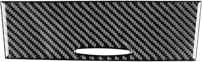 Real Carbon Fiber Trim for Chrysler 300 Accessories | for 2015-2023 300C 300S Limited/Touring Center Console Socket Cover Panel Sticker Interior Thick Overlay Decal