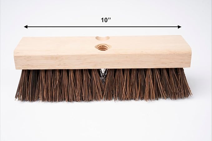 10" Palmyra Deck Scrub Brush
