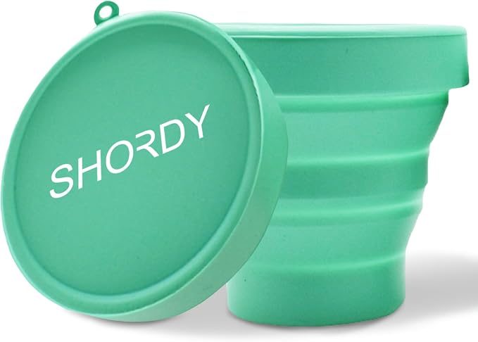 SHORDY Menstrual Cups Sterilizer Case – Collapsible Silicone Microwave Steamer & Cleaner to Boil, Sterilize & Store Menstrual Cup, Period Cups & Discs – Compact, Reusable & Travel-Friendly