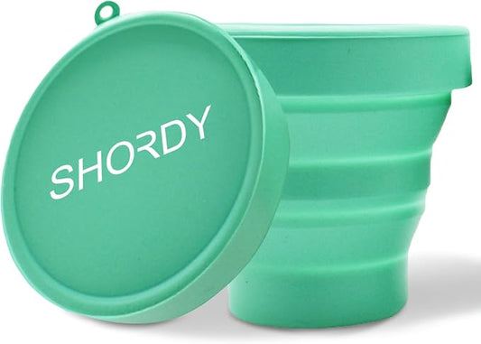 SHORDY Menstrual Cups Sterilizer Case – Collapsible Silicone Microwave Steamer & Cleaner to Boil, Sterilize & Store Menstrual Cup, Period Cups & Discs – Compact, Reusable & Travel-Friendly