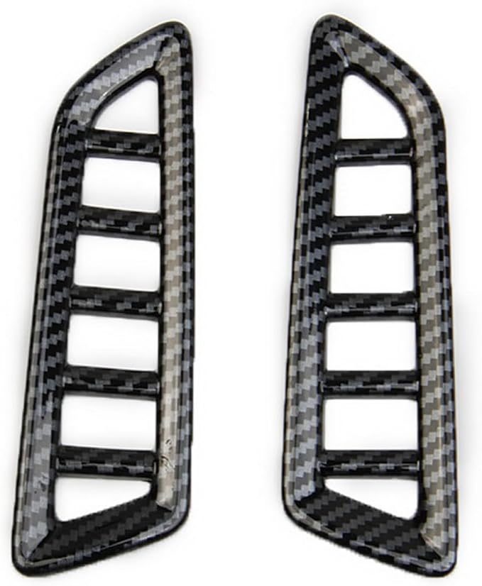 Carbon Fiber Style Dashboard Upper Side Air Outlet AC Vent Cover Trim Accessories for 2021-2026 KIA Sorento