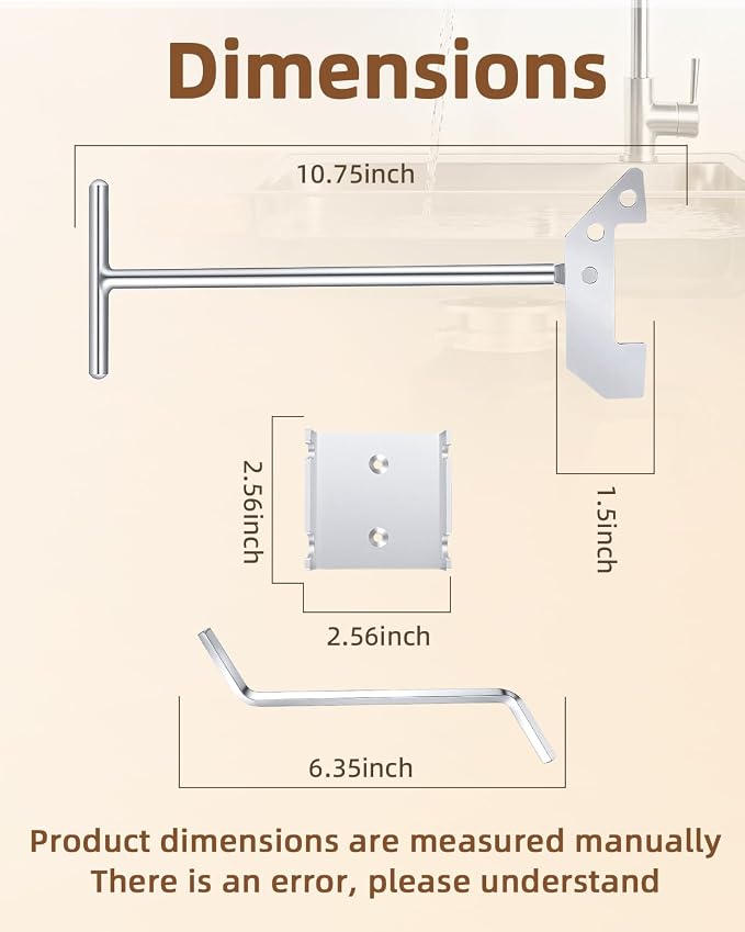 Garbage Disposal Wrench Tool & Garbage Disposer Unjamming Wrench - Universal Fit for Moen/Waste King/SinkErator | Easy Kitchen Sink Clog Unblocker