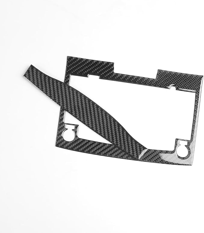 Real Carbon Fiber Trim for Honda CRV Accessories | for CR-V 2012 2013 2014 2015 2016 Central Console CD Player Panel Sticker Interior Thick Overlay Decal - A