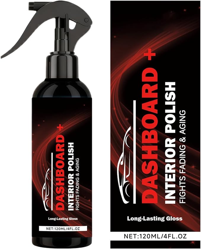 Car Interior Polishing Spray 120ml Car Interior Trim Restorer Spray | Vehicle Trim Dressing Cleaner for Vehicle SUV Sedan RV Truck Garage Seats Dashboard