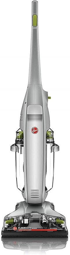 Hoover FloorMate Deluxe Hard Floor Cleaner Machine, Lightweight Cleaning Machine, Floor Scrubber with Spin Scrub Brushes, Wash and Dry Mode, Ideal for Hardwood, Vinyl, Tile, Laminate and More