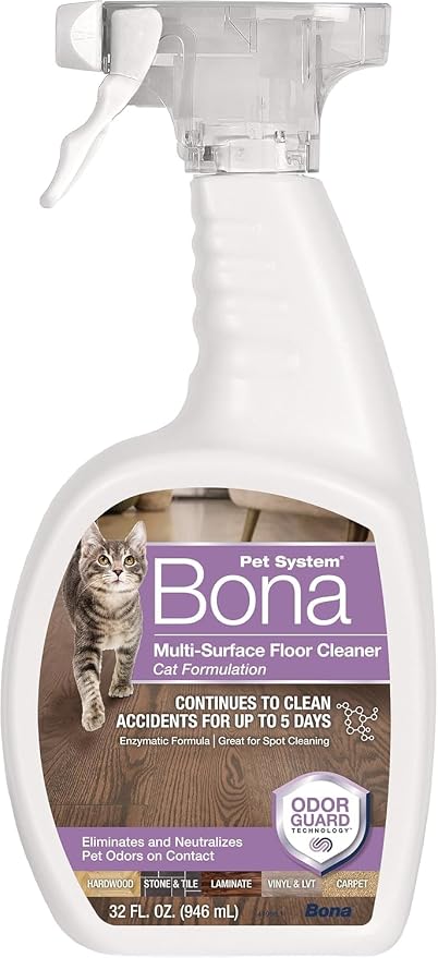 Bona Pet Spray Odor Eliminator - Cat Formulation - 32 fl oz