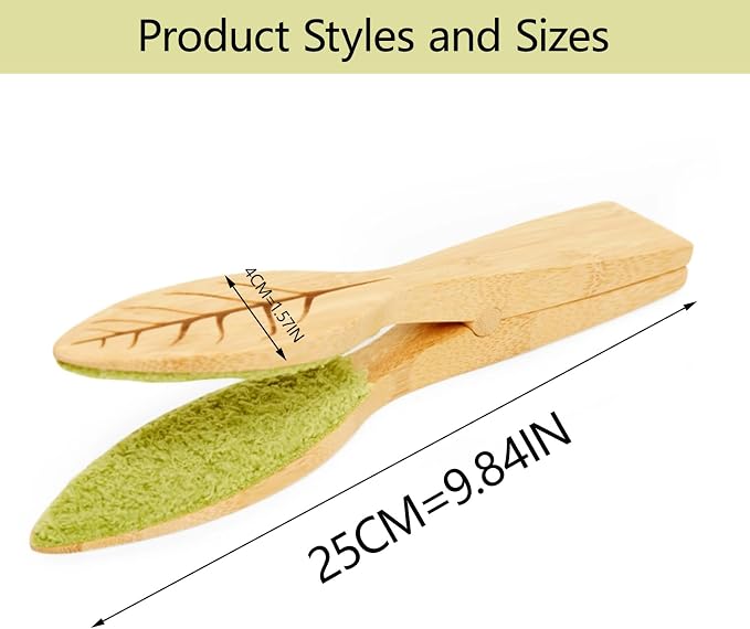 Leaf Cleaning Tongs, House Plant Leaf Cleaning Tongs,Leaf Cleaning Tools With Removable