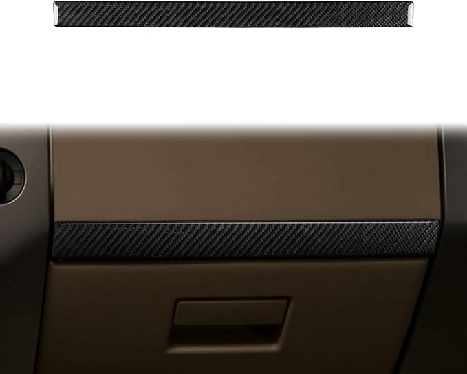 Carbon Fiber Passenger Stickers Fit for Ford Expedition 2007-2014 | Passenger Side Glove Box Trim | Accessories | Self-adhesive | Thick Overlay